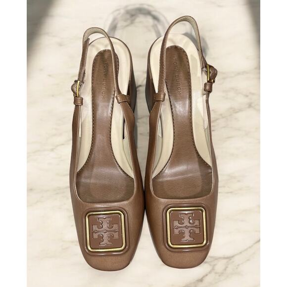 Tory Burch Georgia Slingback 70MM Pump Size 8M - Picture 5 of 11